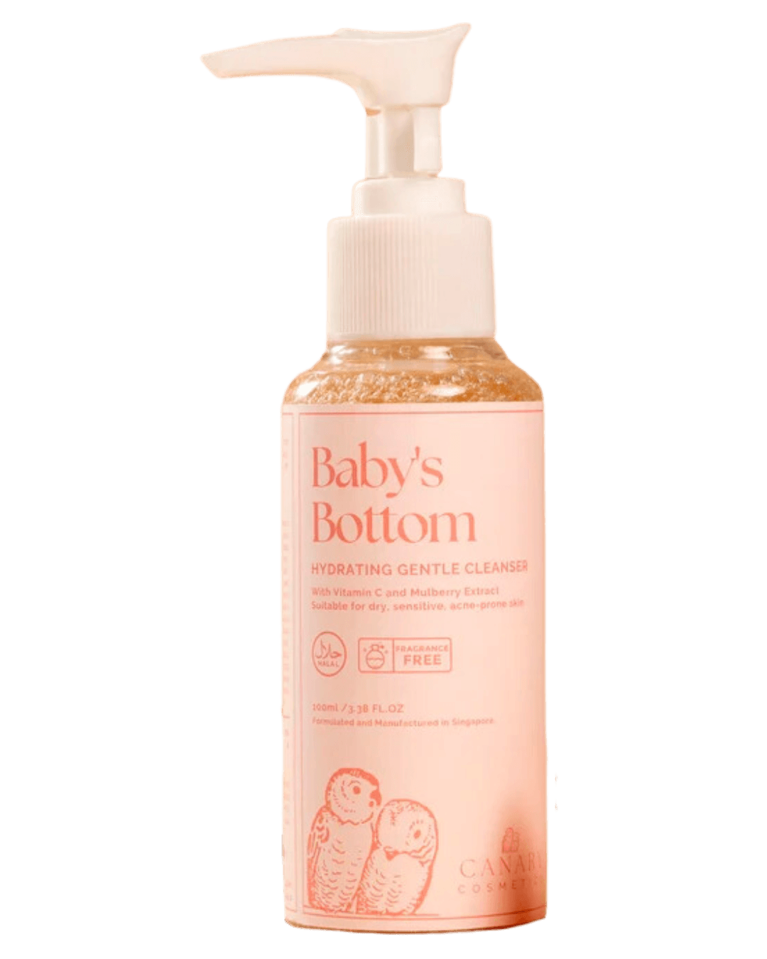 Daily Vanity Beauty Awards 2024 Best Skincare Canary Cosmetics &#8211; Baby&#8217;s Bottom Hydrating Gentle Cleanser Voted By Beauty Experts