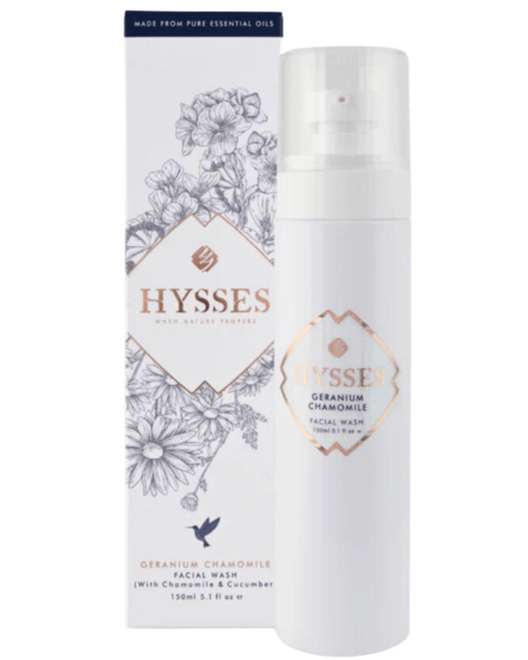 Daily Vanity Beauty Awards 2024 Best Skincare HYSSES Facial Wash Geranium Chamomile Voted By Beauty Experts