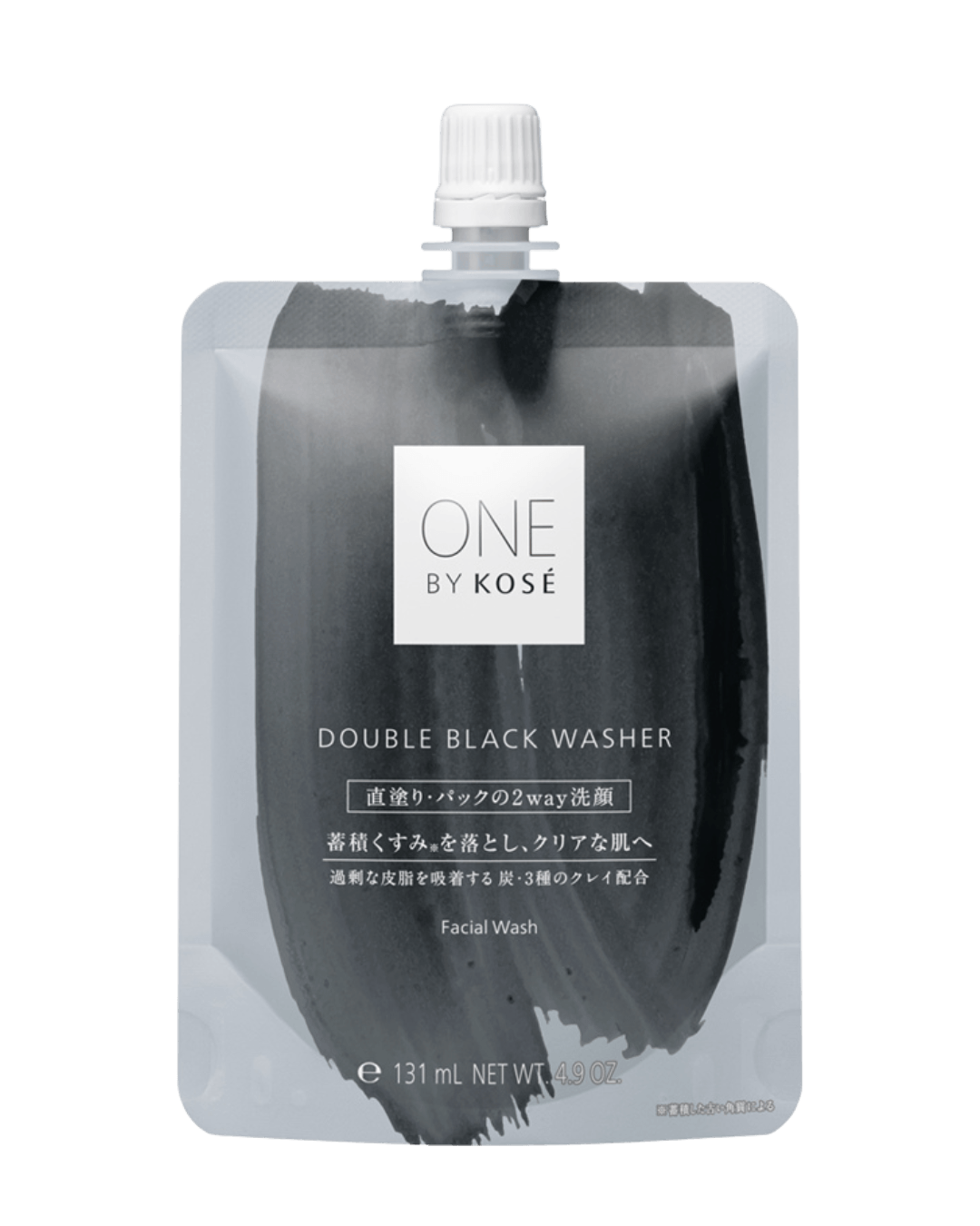 Daily Vanity Beauty Awards 2024 Best Skincare KOSE ONE BY KOSE Double Black Washer Voted By Beauty Experts