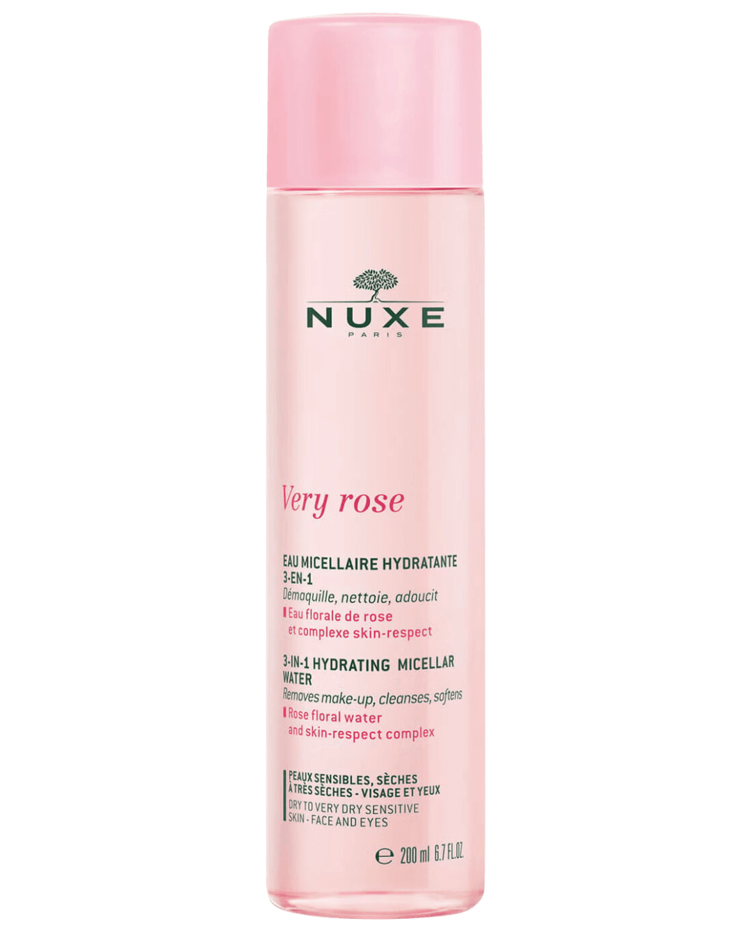 Daily Vanity Beauty Awards 2024 Best Make up Nuxe Very Rose Hydrating 3-In-1 Micellar Water Voted By Beauty Experts