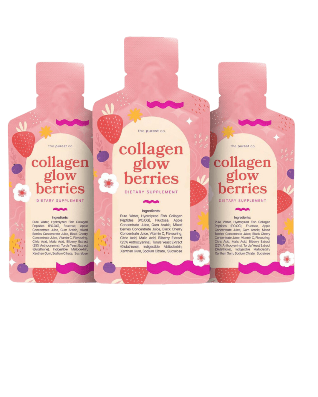 Daily Vanity Beauty Awards 2024 Best Skincare The Purest Co Collagen Glow Berries Voted By Beauty Experts