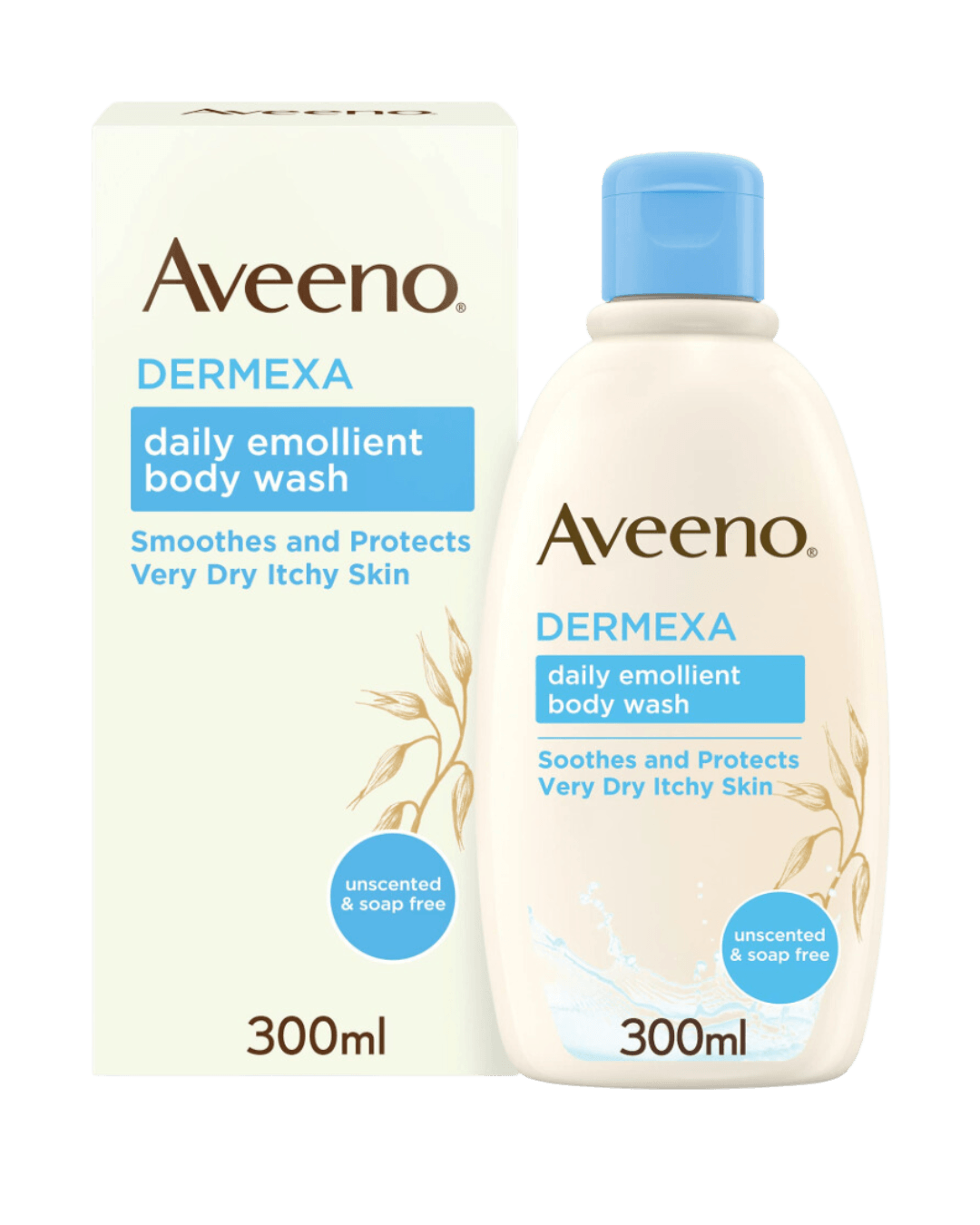 Daily Vanity Beauty Awards 2024 Best Body care Aveeno Dermexa Daily Emollient Body Wash Voted By Beauty Experts