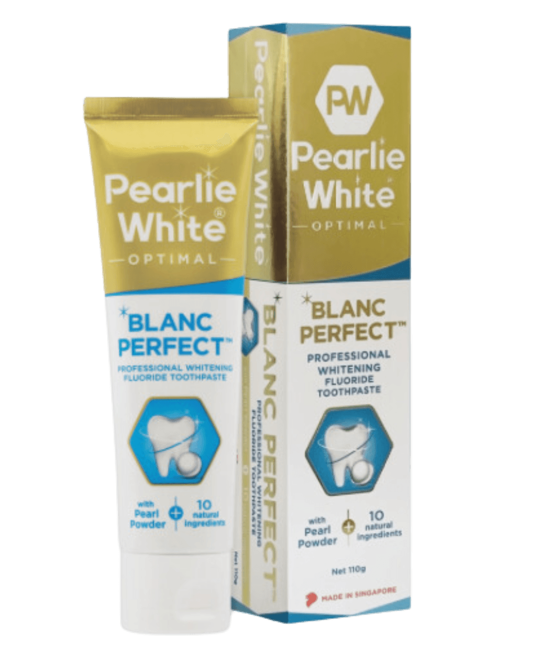 Daily Vanity Beauty Awards 2024 Best Body care Pearlie White Optimal Blanc Perfect Professional Whitening Fluoride Toothpaste Voted By Beauty Experts