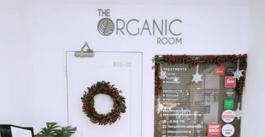 Organic Radiance facial menu