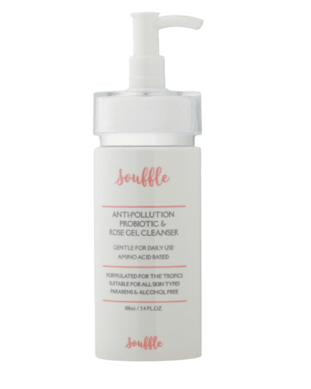 Souffle Beauty Anti-Pollution Probiotic &#038; Rose Gel Cleanser